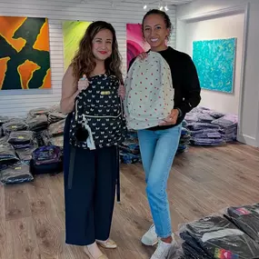 FREE Backpacks & School Supplies! Getting ready for the school year just got easier. Backpacks filled with essentials will be given away to kids in need on 8/15 from 11-5. Come by while supplies last!