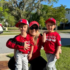 Proud mom and sponsor of the Barrier Island Little League! Good luck on your first game Emily Adams State Farm Falcons! #openingday