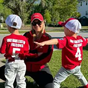 Proud mom and sponsor of the Barrier Island Little League! Good luck on your first game Emily Adams State Farm Falcons! #openingday