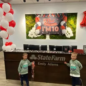 Celebrating 10 years as a proud State Farm agent—and nearly 15 years with a company that feels like family! Serving the Johns Island community has been an incredible journey, made possible by my exceptional team, our amazing customers, and the support of loved ones. 
Thank you to my dedicated team for your passion, to my customers for your trust and loyalty, and a special thanks to my husband, Nick Adams, and his little helpers for their creativity in decorating for this milestone along with the