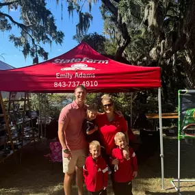 Celebrating 10 years as a proud State Farm agent—and nearly 15 years with a company that feels like family! Serving the Johns Island community has been an incredible journey, made possible by my exceptional team, our amazing customers, and the support of loved ones. 
Thank you to my dedicated team for your passion, to my customers for your trust and loyalty, and a special thanks to my husband, Nick Adams, and his little helpers for their creativity in decorating for this milestone along with the