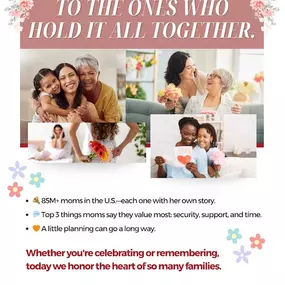 To all the moms, grandmothers, and mother-figures out there—you are seen, appreciated, and celebrated. Your love makes a world of difference. Today’s about showing gratitude for the way you care, build, lead, and lift up everyone around you.
And if you’re thinking about ways to support the ones who support you, we’re here when you’re ready.