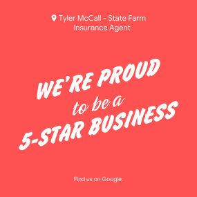 Proud to serve our community and to be a 5-star business!