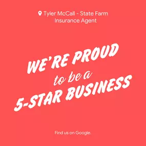 Proud to serve our community and to be a 5-star business!