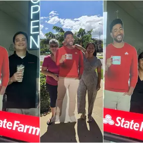 Just hanging out with Jake… from State Farm. Come visit us and snap a pic, too!