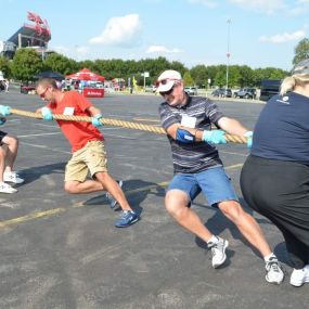 Last week my wife put on a crazy cool event for her work, Wheaton World Wide Moving | Bekins Van Lines. It was a truck pull fundraiser to benefit Give Kids The World and Move For Hunger, and she raised $20,000 for the two organizations. How great is that?! I was happy to sponsor a team to pull a 30-foot moving truck and was only a smidge sore after pulling it 100 feet.