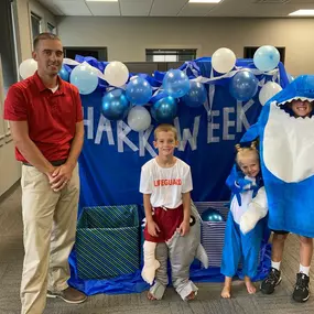 We're collecting non-perishable donations for Shark Week! Bring your donations to 12244 E. 116th St., Suite 100 between 9 a.m. and 6 p.m. this week or next week to benefit families in Hamilton County through the Come to Me Food Pantry.