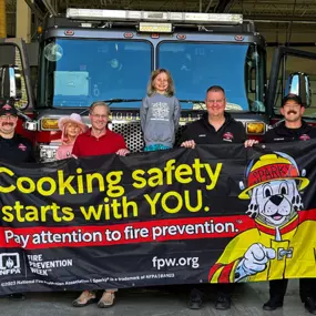 We teamed up with the Noblesville Fire Department and the National Fire Protection Association to promote this year’s Fire Prevention Week campaign, “Cooking Safety Starts with YOU. Pay attention to fire prevention.”