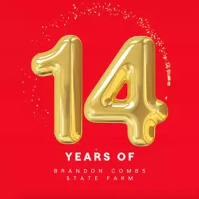 Today marks 14 years of Brandon Combs State Farm. It's hard to believe because it feels like yesterday and forever ago that we opened our doors to the Dalton community and beyond. Thank you to everyone who has been part of our story. Here's to 14 more!