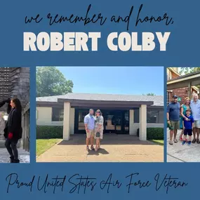 This Veterans Day, we honor all veterans for their service in gratitude for our freedom. We remember Robert Colby, who served as a proud member of the United States Air Force. 
Rob was not only a dedicated father, husband, and caring agent, but his legacy of service lives on in the lives he touched. From his role as a flight commander in the U.S. Air Force to the laughter and guidance he brought to the office, Rob’s commitment to service, excellence, and family continues to inspire us every day.