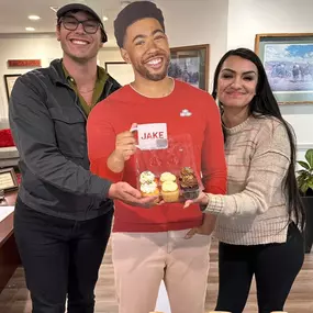 Cupcakes at the office today — thank you to our awesome clients for the sweetest treat!