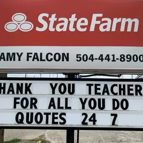 Thank you, teachers!