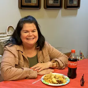 Hot dog and chili day in the office. Chili was prepared specially by Amy's dad!