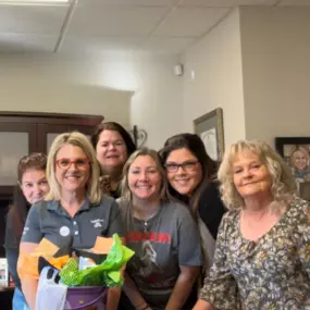 Thank you to this sneaky and wonderful bunch! They tip-toed into my office and gave me Boss's Day treats!