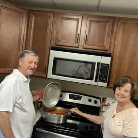 Hot dog and chili day in the office. Chili was prepared specially by Amy's dad!