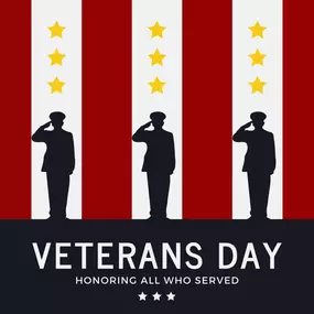 On this Veterans Day, we thank our Veterans for their service and their constant sacrifices. ????????