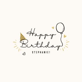 Happy birthday, Stephanie!