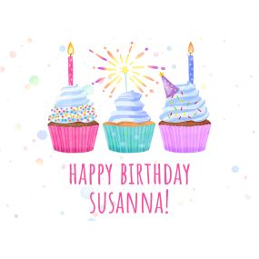 Happy birthday, Susanna!