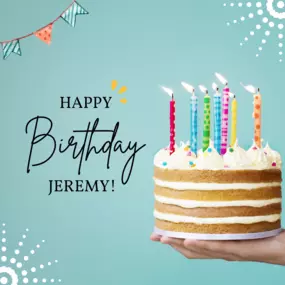 Happy birthday, Jeremy!