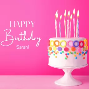 Happy birthday, Sarah!