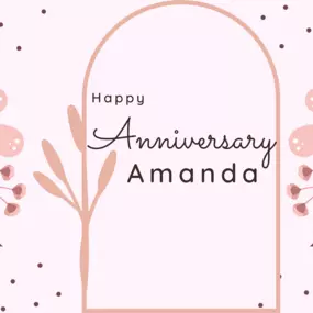 Happy work anniversary, Amanda!