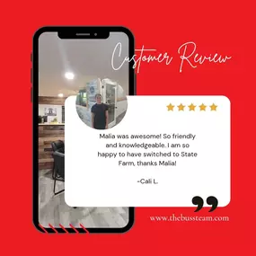 We love reviews Wednesday!!! Thanks for the shout-out Cali! We'd love for you to share your feedback on our Google business page too!

Looking for an insurance office that cares? An office that takes the time to answer your questions and walk through coverages with you? An office that cares about YOU? Then give us a call. We'd love to help you!