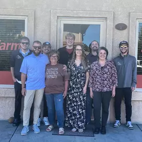 Tyler Ayers - State Farm team at your service! ???? These are the faces of everyone who helps take care of you on the daily. And they do it with a smile because our policyholders are the best!