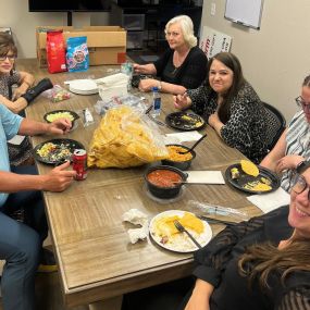 SHOUT OUT to our friends at LBK roofing. They treated us to a surprise lunch today!! Thank you so much!! Call  Kurtis for any commercial roofing needs you might have after this stormy season ends.