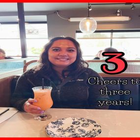 We celebrated Kirsten’s THREE year work anniversary this week! Kirsten is our office manager and she is such a smart and kind person! She is so amazing with our customers and team and we appreciate her beyond measure!