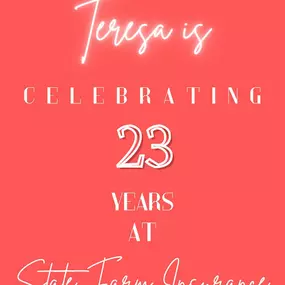 23 years ago I said ‘yes’ to an opportunity to get my insurance license and learn more about an industry I knew nothing about… I had no idea where that would lead or what the future would hold, but always focused on the next best step which eventually led to owning a business, leading a team of extraordinary people and building relationships with my customers and community, many of which I now view as family. Thank you for the support over the years and cheers to many more!!