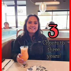 We celebrated Kirsten’s THREE year work anniversary this week! Kirsten is our office manager and she is such a smart and kind person! She is so amazing with our customers and team and we appreciate her beyond measure!