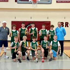 My office has sponsored a winter basketball team throughout the years for Town of Cornelius Parks & Recreation department. This year I had the opportunity to help coach in the 13-14 year old division and coach my son, Tyler probably for the last time on a sports team. Our Bucks team went 8-2 on the season and won the Championship on Saturday!! It was so much fun helping coach this great group of young men here in the area!