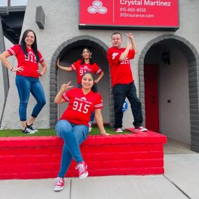 The 915insurance team is ready for football season ???? and ready to take care of all your insurance & financial services needs! Text or call ???? us 915-855-8555 #fridaynightlights #FridayFootballFeels #jerseyfriday #915insurance #auto #home #life #commercial #WeGotYouCovered #whosyourteam