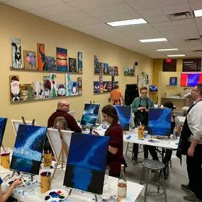 Team paint night