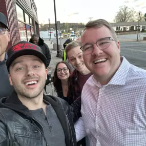 The team and I shared some laughs at ZANIES Comedy Night Club