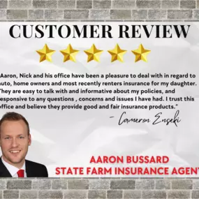 We love hearing about your experience with our team! Thank you, Cameron, for trusting us with your policies!