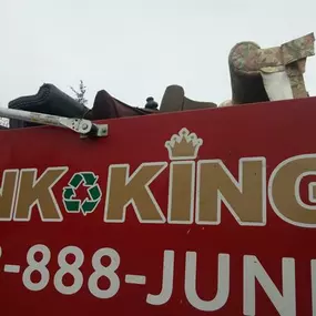 Junk King Big Red Truck