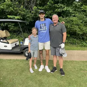 What an honor to support the Lindy Waters III Foundation and help provide scholarship to Native American students!  My team may not have won with our -3 score, and I am feel confident we had the cuttest team on the course!  
Lindy, thank you for giving back to our community!