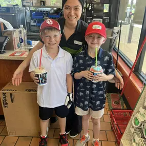 What a way to end your Thursday session of OU Golf Camp!  It is free small Icee day at 7-11!  
Thanks 7-11 Seven Eleven for making their day a little better!