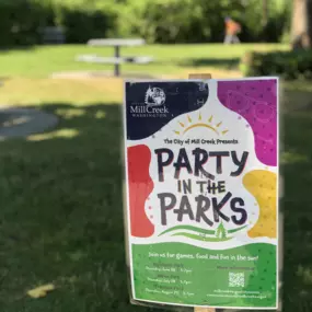 I emceed the Party In the Parks event recently. The celebration was such a big success! Seeing everyone, especially the kids and teens, enjoying the Mill Creek Sports Park was terrific!