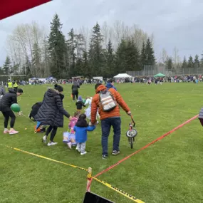 My family and I had an egg-citing time at the Mill Creek Eggstravaganza Egg Hunt