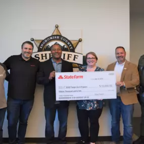 We donated to the Snohomish County Sheriff's Target Zero Traffic Safety Program. The grant will be used to purchase pedestrian safety devices such as lights, reflectors, and other items we can distribute at events, along with educational materials related to traffic safety.