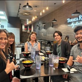 Happy Birthday to our team member Brock!  Ramen and Dobash cake to celebrate