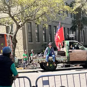 Some St. Patrick's Day Fun in Savannah with Team Erica Timmons! Call us today for a free auto insurance quote!