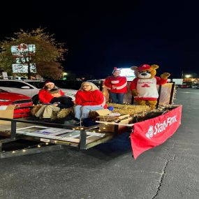 We may not have a sleigh but we sure had a blast celebrating at the Gray Christmas Parade!