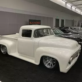 Yes, we insure classic and antique autos.  Call us for a quote today!
The F100 and Bronco were at this year’s LA auto show.