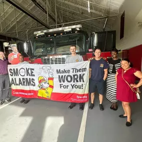 Any day spent supporting our local firefighters is a Good Day, but I am especially thankful for ALL our first responders on this date! Thank you Huntersville Fire Department for allowing us to sponsor Fire Prevention Week again this year!