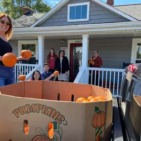 It’s my favorite day of the year - Pumpkin Delivery Day! Hoping to bring a little joy to what has been a tough week for our customers in the Carolinas! Stop by either office to say “Hi” to Jake and the Team and pick your pumpkin!