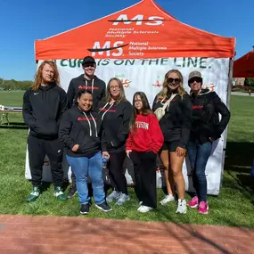 Thank you to Team Burgess for getting up early today to Walk together to support MS research and awareness!