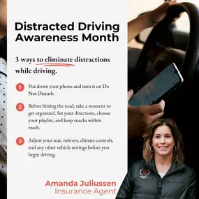 This Distracted Driving Awareness Month, let's pledge to keep our eyes on the road. With the right insurance, you're not just safeguarding your journey but also the dreams of those who matter most.